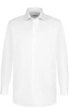 Хлопковая сорочка с воротником кент Brioni