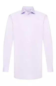 Хлопковая сорочка с воротником кент Brioni