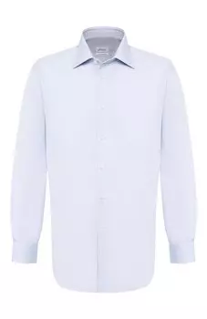 Хлопковая сорочка с воротником кент Brioni