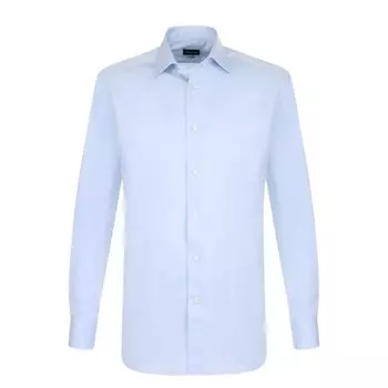 Хлопковая сорочка с воротником кент Zegna