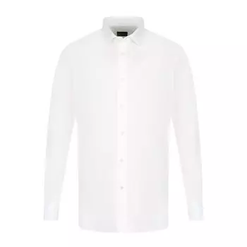Хлопковая сорочка с воротником кент Ermenegildo Zegna