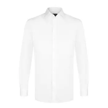 Хлопковая сорочка с воротником кент Giorgio Armani