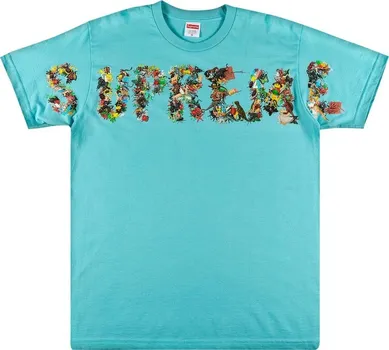 Футболка Supreme Toy Pile Tee 'Light Teal', бирюзовый