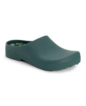 Женский садовый комплект из сабо и перчаток MUK LUKS, зеленый