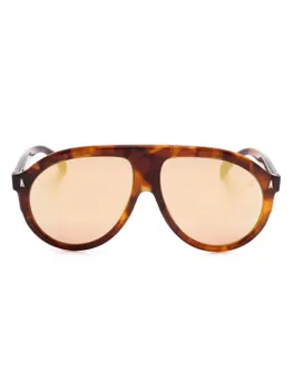 Солнцезащитные очки Fhaite Moncler Eyewear, коричневый