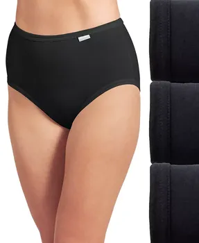 Трусы Elance Brief 3 шт. 1484, 1486 Расширенные размеры Jockey, черный