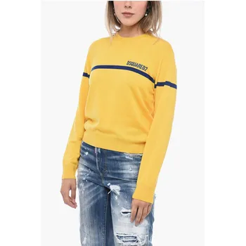 Желтый шерстяной свитер Dsquared2, Yellow
