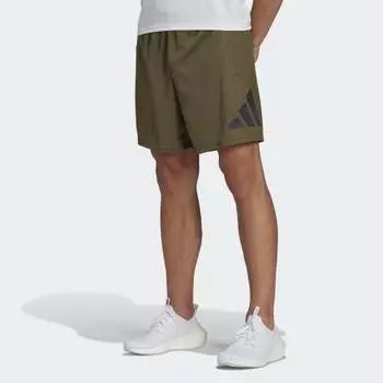 Мужские шорты adidas Train Essentials Logo Training Shorts (Зеленые)