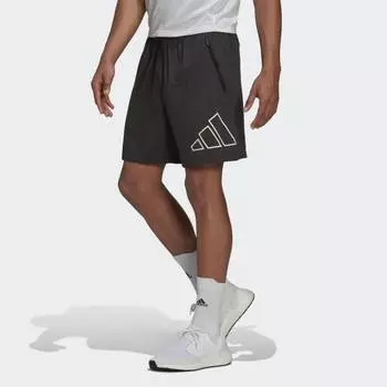 Мужские шорты adidas Train Icons 3-Bar Training Shorts (Черные)