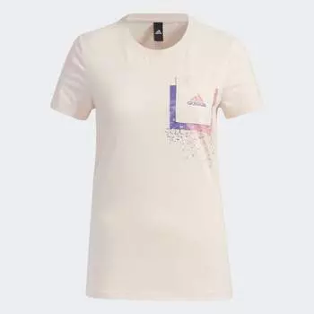 Женская футболка adidas Future Icons Badge of Sport Tee (Розовая)