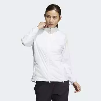 Женская куртка adidas WIND.RDY 3-Stripes Long Sleeve Jacket (Белая)