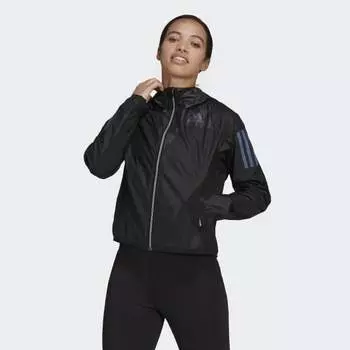 Женская куртка для бега adidas Adizero Running Jacket (Черная)