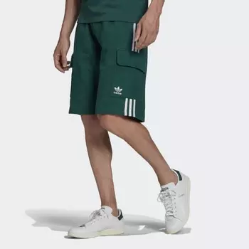 Мужские шорты adidas Adicolor Classics 3-Stripes Cargo Shorts (Зеленые)