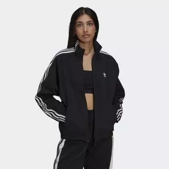 Женская спортивная куртка adidas Adicolor Classics Lock-Up Track Top (Черная)
