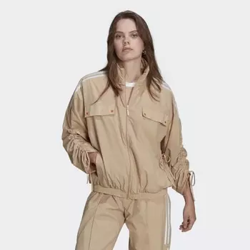 Женская спортивная куртка adidas Adicolor Classics Parley Track Top (Бежевая)