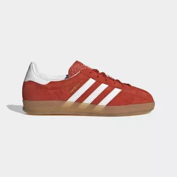 Женские кроссовки adidas Gazelle Indoor Shoes (Оранжевые)
