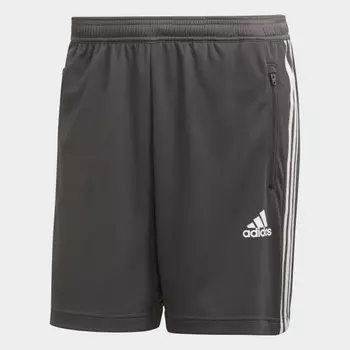 Мужские шорты adidas Primeblue Designed To Move Sport 3-Stripes Shorts (Серые)