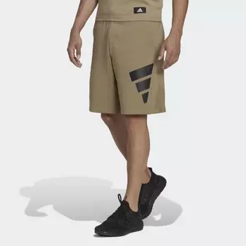 Мужские шорты adidas Sportswear Future Icons Logo Graphic Shorts (Зеленые)