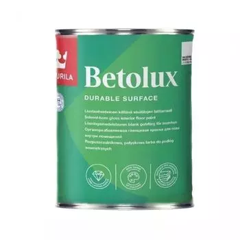 Краска для пола Tikkurila Betolux глянцевая база C 0,9 л