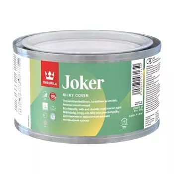 Краска гипоаллергенная Tikkurila Joker матовая база C 0,225 л