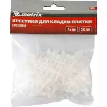 Крестики д/плитки 2,5 (200шт) Matrix 88089