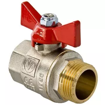 Кран шаровый Valtec НР-ВР 1/2" бабочка