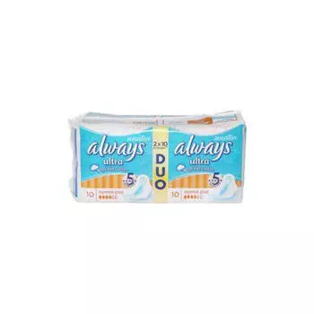 Always Прокладки Нормал плюс дуо ультра сенситив 20 шт (Always, Ultra Sensitive)