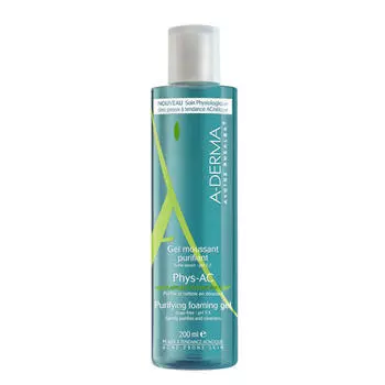 A-Derma Физ-АК Очищающий пенящийся гель 200 мл (A-Derma, Phys-AC)