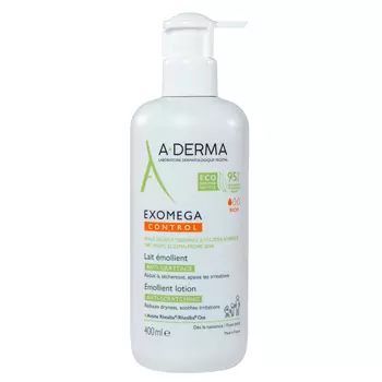 A-Derma Смягчающий лосьон для лица и тела, 400 мл (A-Derma, Exomega Control)