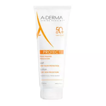 A-Derma Солнцезащитный лосьон с высокой степенью защиты SPF 50+, 250 мл (A-Derma, Protect)