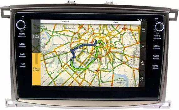 Штатная магнитола Lexus LX II 470 2003-2007 LeTrun 3149-1098 на Android 10 (DSP 2/16 с крутилками) (+ Камера заднего вида в подарок!)