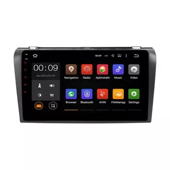 Штатная магнитола Roximo 4G RX-2413 для Mazda 3 2004-2009 (Android 6.0) (+ Камера заднего вида в подарок!)