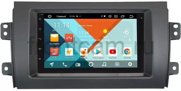 Штатная магнитола Suzuki SX4 I Wide Media KS7001QR-3/32-RP-SZSX4-44 на Android 10(DSP CarPlay 4G-SIM) (+ Камера заднего вида в подарок!)