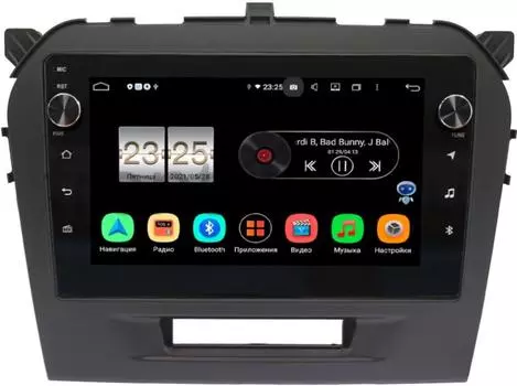 Штатная магнитола Suzuki Vitara IV 2014-2021 LeTrun BPX609-9103 на Android 10 (4/64, DSP, IPS, с голосовым ассистентом, с крутилками) (+ Камера заднего вида в подарок!)