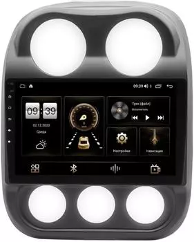 Штатная магнитола Jeep Compass I, Liberty (Patriot) 2011-2016 LeTrun 3799-10-810 на Android 10 (4/64, DSP, QLed) (+ Камера заднего вида в подарок!)