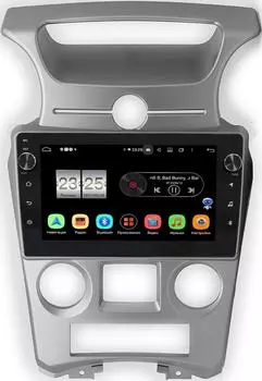 Штатная магнитола Kia Carens II 2006-2012 (с климат-контролем) LeTrun BPX609-1053 на Android 10 (4/64, DSP, IPS, с голосовым ассистентом, с крутилками) (+ Камера заднего вида в подарок!)