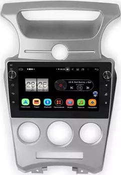 Штатная магнитола Kia Carens II 2006-2012 (с кондиционером) LeTrun BPX609-1054 на Android 10 (4/64, DSP, IPS, с голосовым ассистентом, с крутилками) (+ Камера заднего вида в подарок!)