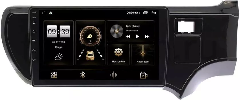 Штатная магнитола LeTrun 4196-9205 для Toyota Aqua 2011-2020 на Android 10 (6/128, DSP, QLed) С оптическим выходом (+ Камера заднего вида в подарок!)