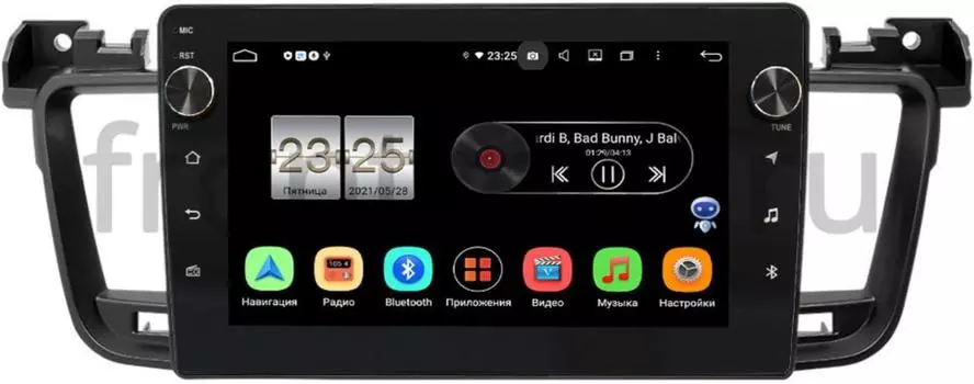 Штатная магнитола LeTrun BPX609-271 для Peugeot 508 I 2011-2018 на Android 10 (4/64, DSP, IPS, с голосовым ассистентом, с крутилками) (+ Камера заднего вида в подарок!)