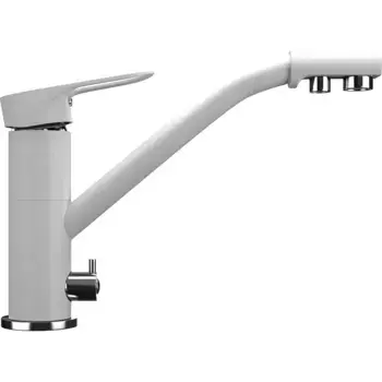 Смеситель для кухни Ulgran U-010 U-010-341 белый
