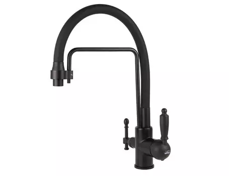 Смеситель для кухни Viko V-5612 черный матовый