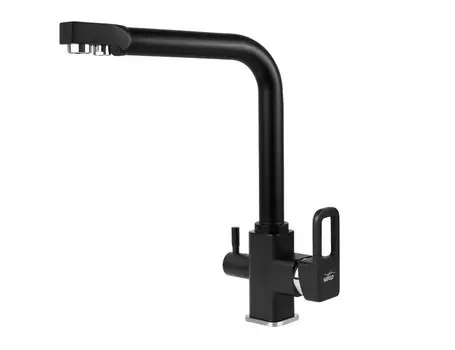 Смеситель для кухни Viko V-5702 черный матовый