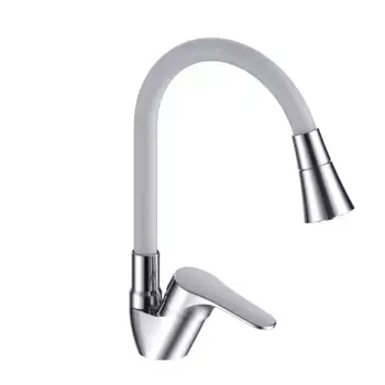 Смеситель для кухни Voda Lucky LY 519F хром, серый