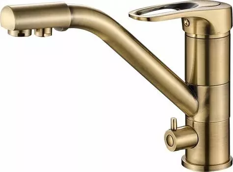 Смеситель для кухни Zorg Steel Hammer SH 321 BRONZE, бронза