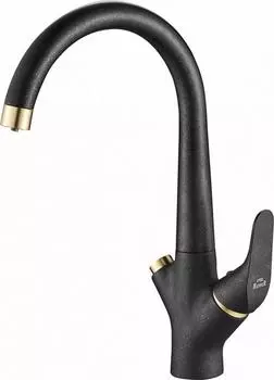 Смеситель для кухни Zorg Steel Hammer SH 815 BLACK BR, чёрный / бронза