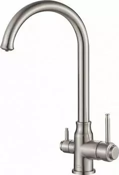 Смеситель для кухни Zorg Steel Hammer SH 763 SATIN, сатин