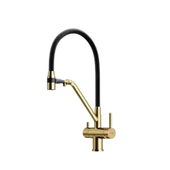 Смеситель для кухни Sancos Dora SC4003BG золото, черный
