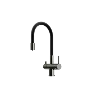 Смеситель для кухни Sancos Lucia SC4004GG сталь, черный