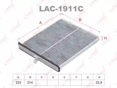 Салонный фильтр LYNXAUTO LAC-1911C