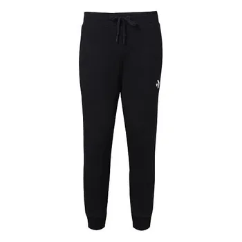 Брюки logo knit jogger 'black' Converse, черный